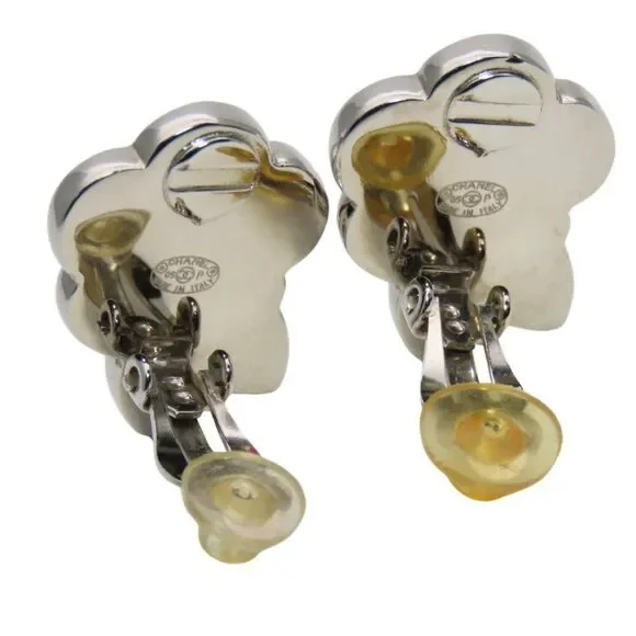 CHANEL Black Logo Earrings - Picture 4 of 9